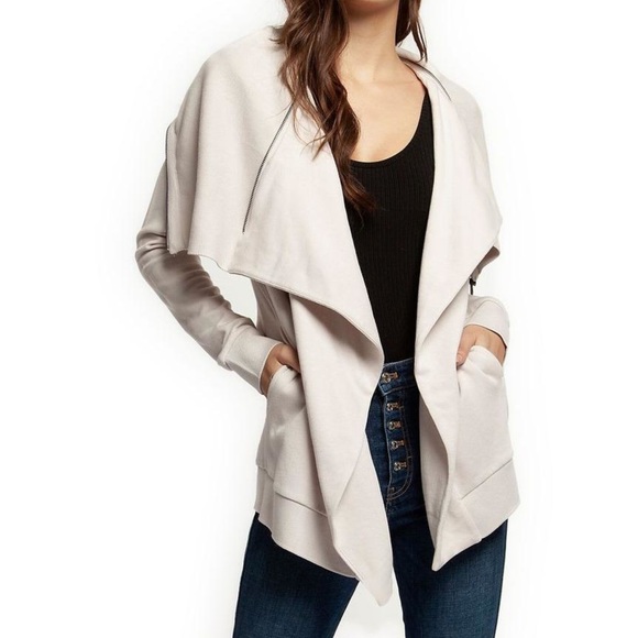 Dex DRAPED ZIP CARDIGAN Sz M - Picture 7 of 8